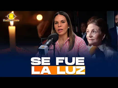 SE FUE LA LUZ MIENTRAS RAQUEL PEÑA HABLABA DE APAGONES