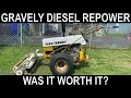 Gravely Diesel Repower - What I Wish I Knew