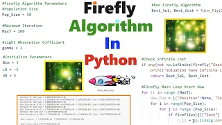 Firefly Algorithm In Python Step-By-Step xRay Pixy