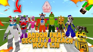 addon fnaf security breach mcpe 1 18 addon mcpe terbaru
