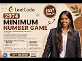LeetCode 2974 Minimum Number Game Easy Problem Greedy Sorting Explained