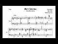 Download Lagu White Christmas - Beegie Adair piano solo Transcription [Jazz piano tutorial]
