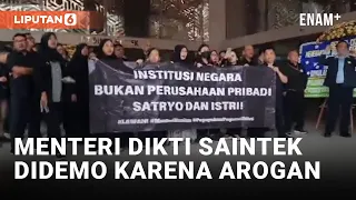 Satryo Soemantri Brodjonegoro Didemo Pegawai Kemendikti Saintek | Liputan6