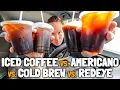 Iced Coffee vs Americano vs Cold Brew vs Redeye THE BEST COLD COFFEE ORDER