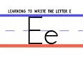 Write the Letter E - ABC Writing for Kids