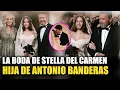 All the IMAGES from the WEDDING of STELLA DEL CARMEN daughter of ANTONIO BANDERAS and MELAN