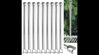 GRELWT 1- Chain Link Fence Extender 25 2 Fence Extension Height U Bracket Design Patented