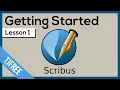 Scribus Lesson 1 - Getting Started and User Interface