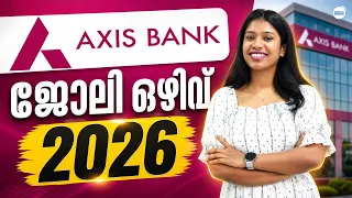 Axis Bank Job Vacancy 2026 | Axis Bank Recruitment | By JIJI Ma'am