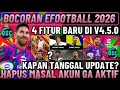 Download Lagu UPDATE EFOOTBALL 2026 !! 4 FITUR BARU V4.5.0, PELE BIGTIME \u0026 BOCORAN UPDATE EFOOTBALL 2026 MOBILE