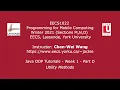 EECS1022 W21 - Java Tutorials