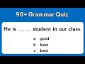 Grammar Quiz 90 English Grammar Questions English Grammar Test