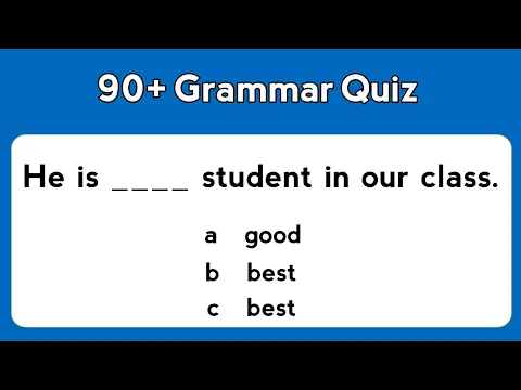Download MP3 Grammar Quiz।90+ English Grammar Questions। English Grammar Test