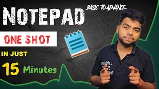 Learn Notepad in Just 15 Minutes Notepad Tutorial for beginners SkillGroww