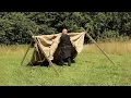 DIY Setting up a Viking Tent alone