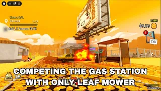 Clean The Leaves Roblox using Only Leaf Mower!!!