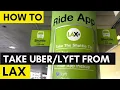 How to Take Uber and Lyft from LAX LAXit Shuttle to Rideshare Lot Disneyland