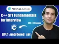 unordered set C Explained - Lesson 4 1 C STL Interview Questions Newton School