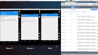 Android Push Notifications using Parse com Demo