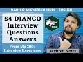 54 Django Developer Interview Questions and Answers Hindi English Written Notes My 200 Int