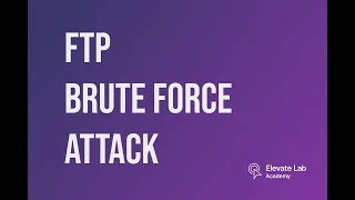 FTP Brute Force Attack Ethical Hacking with Kali Linux for Beginners