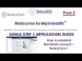 How to establish Myintealth account NotaryCam for USMLE step 1 exam