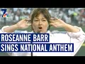 Roseanne Barr Sings National Anthem at Padres Game 1990 NBC 7 San Diego