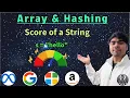 LeetCode 3110 Score of a String Python One-Pass ASCII Difference AlgoYogi