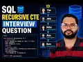 SQL Recursive CTE Interview Question Find All Managers Up to the CEO Step-by-Step