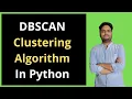 DBSCAN Algorithm In Python DBSCAN clustering Algorithm example Density based clustering python