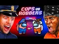 SIDEMEN AMONG US COPS VS ROBBERS ROLES
