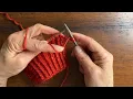 1x1 Twisted Rib