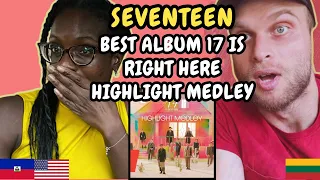 REACTION TO SEVENTEEN (세븐틴) - BEST ALBUM '17 IS RIGHT HERE' Highlight Medley | FIRST TIME HEARING