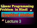 Linear Programming Problem in Hindi ll Graphical Method ll Optimization Techniques ll Lecture 3