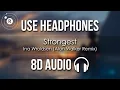 Download Lagu Ina Wroldsen - Strongest (Alan Walker Remix) 8D AUDIO