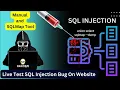SQLMAP Tool Manual Using Union Select How to Detect and Exploit SQL Injection Bug on Website