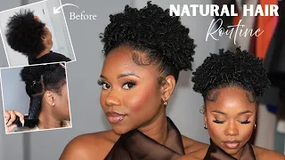 MY TYPE 4 NATURAL HAIR ROUTINE | Wash Day, Defined Curls & Products I Actually Use | Chev B.