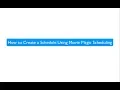 How to Create a Schedule Using Movie Magic Scheduling