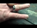 Resizing a ring smaller in about a minute for free