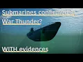 SUBMARINES HINTS - WAR THUNDER DEV Dev server