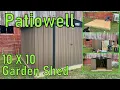 Review of the Patiowell 10x10 Metal Garden Shed