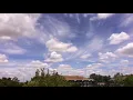 Clouds moving in different directions