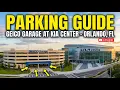Parking at The GEICO Garage at the Kia Center - Orlando Florida