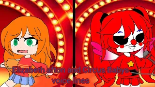 Download Elizabeth Afton and Circus Baby's voices lines MP3