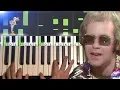Elton John - Tiny Dancer Piano Tutorial Lesson