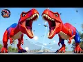 Download Lagu Dinosaur WOLVERINE \u0026 DEADPOOL But Not Friendly |Super Dinosaurs SuperHero Team|