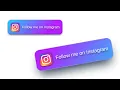 Beautiful Instagram Button with Hover Effect using HTML and CSS