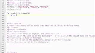 Python Final Review 5