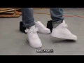 Air Force 1 Mid White White On-feet at Exclucity