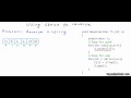 Reverse a string or linked list using stack